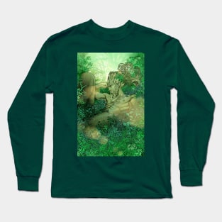 Green Man Long Sleeve T-Shirt